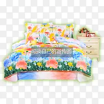 春季花海床上用品