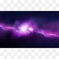 紫色天堂宇宙星球