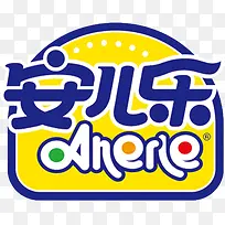 黄色卡通安尔乐电商艺术字