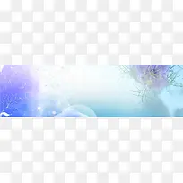 紫色梦幻花纹唯美背景banner