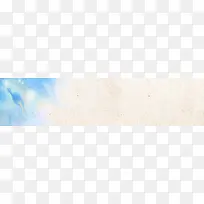 蓝色沙滩唯美背景banner