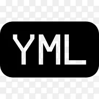 yml文件型矩形符号图标