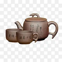 中国风茶壶茶具