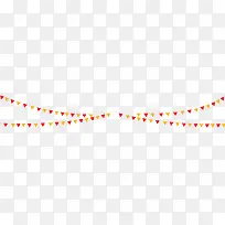 红黄小旗边框装饰