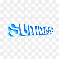 SUMMER花样字体设计