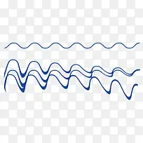 波浪线条四条