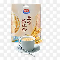 产品实物核桃粉小麦