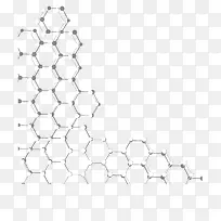 矢量手绘六边形