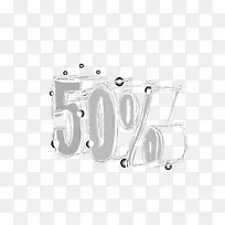 50%