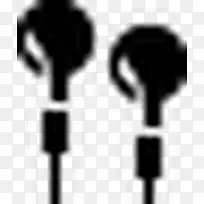 耳朵插头GlyphIconsFree-black-icons