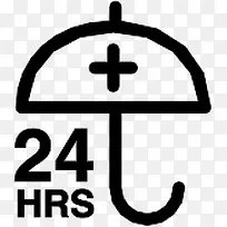 24小时Medicine-Health-icons