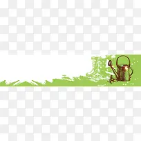 卡通手绘清新背景banner