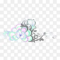 彩色花纹招聘海报