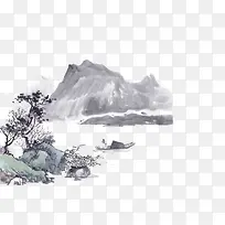 水墨山水画