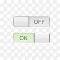 矢量开关按钮素材