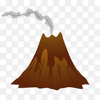 棕色火山