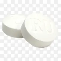 白色药片