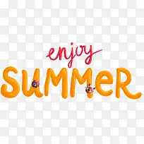 summer艺术字