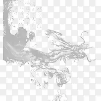 水墨龙头