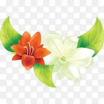 高清创意手绘彩绘花卉