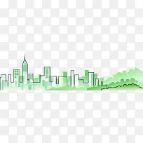 手绘城市