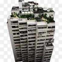 复古楼层俯视图