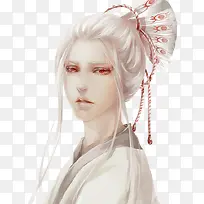 白发魔女立绘人物