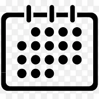 Calendar 日历 线性图标