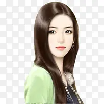 现代女子立绘封面