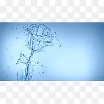水玫瑰创意高清壁纸