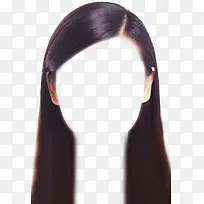 女长发证件照