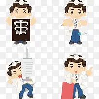 卡通医生元素