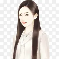 白衣清纯女子