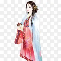 立绘白衣女子