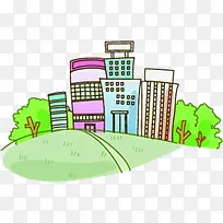 手绘建筑创意设计