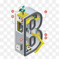 字母b生活工作