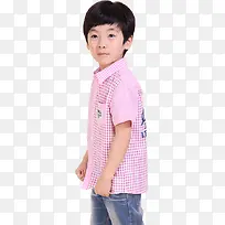 红色格子衬衫效果