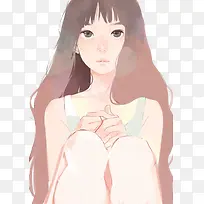 手绘女角色