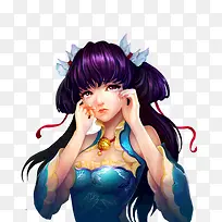 立绘半身像哭泣的女孩子