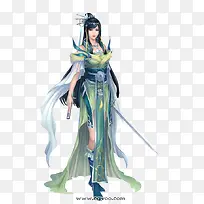 慈航静斋女性古风立绘