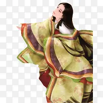 立绘古装坐着的美女