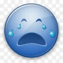 哭情感blueticons表情图标
