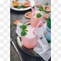 夏日冰饮料夏天气息