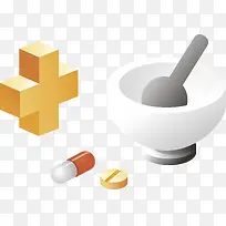 药片png矢量素材