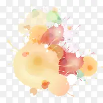 水彩的渲染图案设计