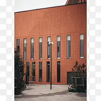 时尚现代红色建筑