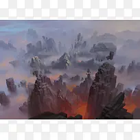 网游插画宣传图片
