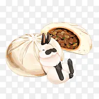 卡通包子