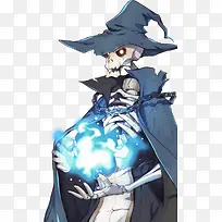 骷髅法师卡通