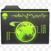 绿色科技系统图标下载